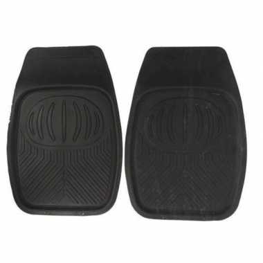 2x rubberen winter automatten